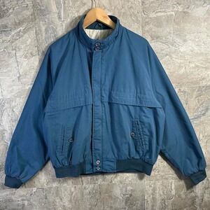 Vintage St. John's Bay blue bomber jacket Men's Size XL #bomberjacket #90s